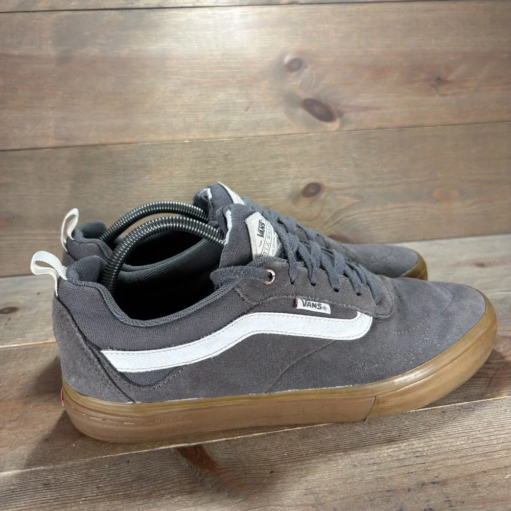 Vans Kyle Walker Pro Mens size 10 shoes Gray Suede Gum Sole Skate sneakers